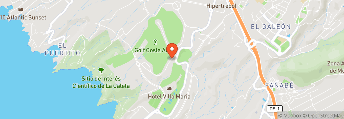 Map of Golf Costa Adeje