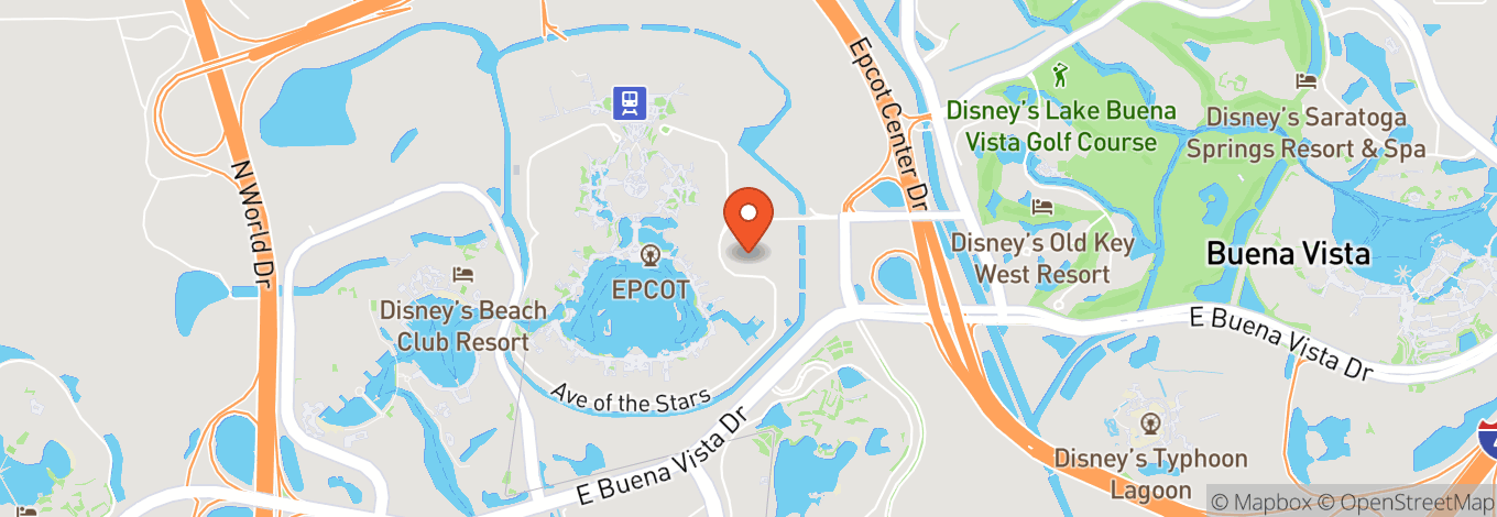 Map of America Gardens Theatre