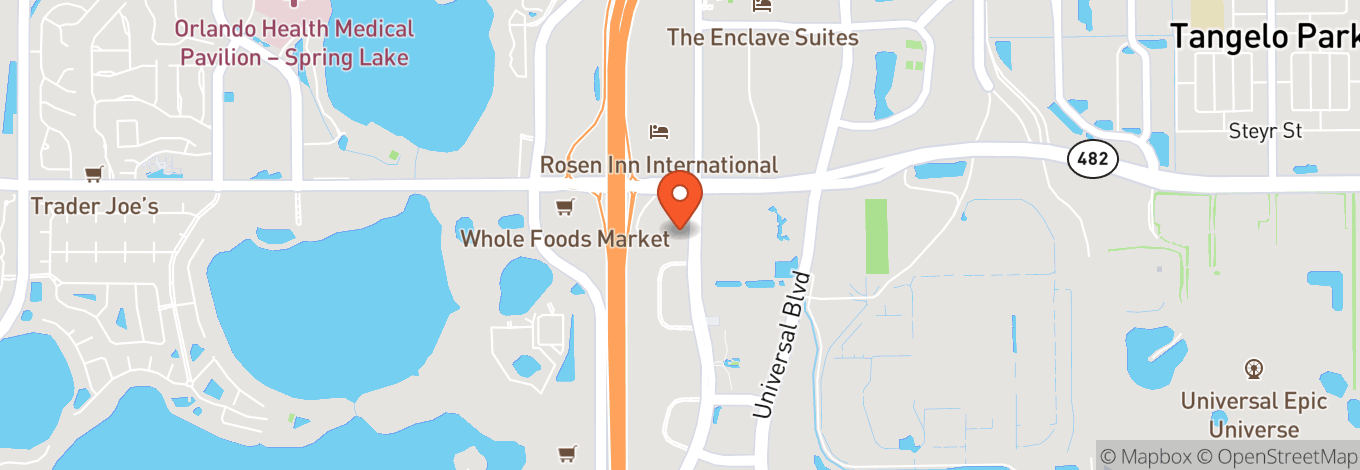 Map of Mango's Orlando