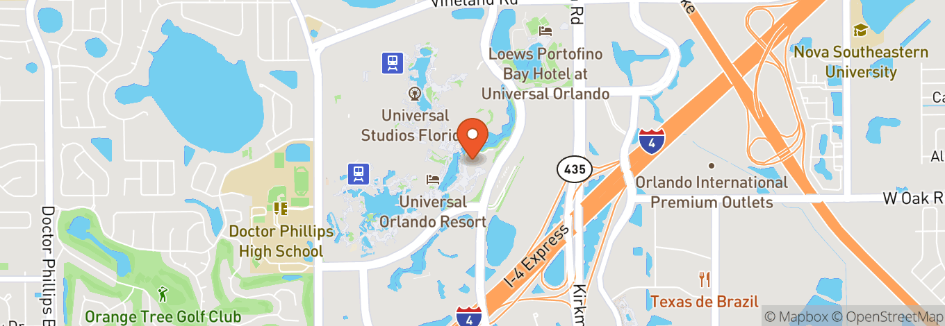 Map of Universal Studios Florida