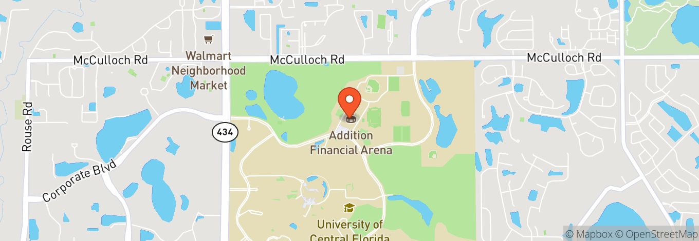 Map of Addition Financial Arena