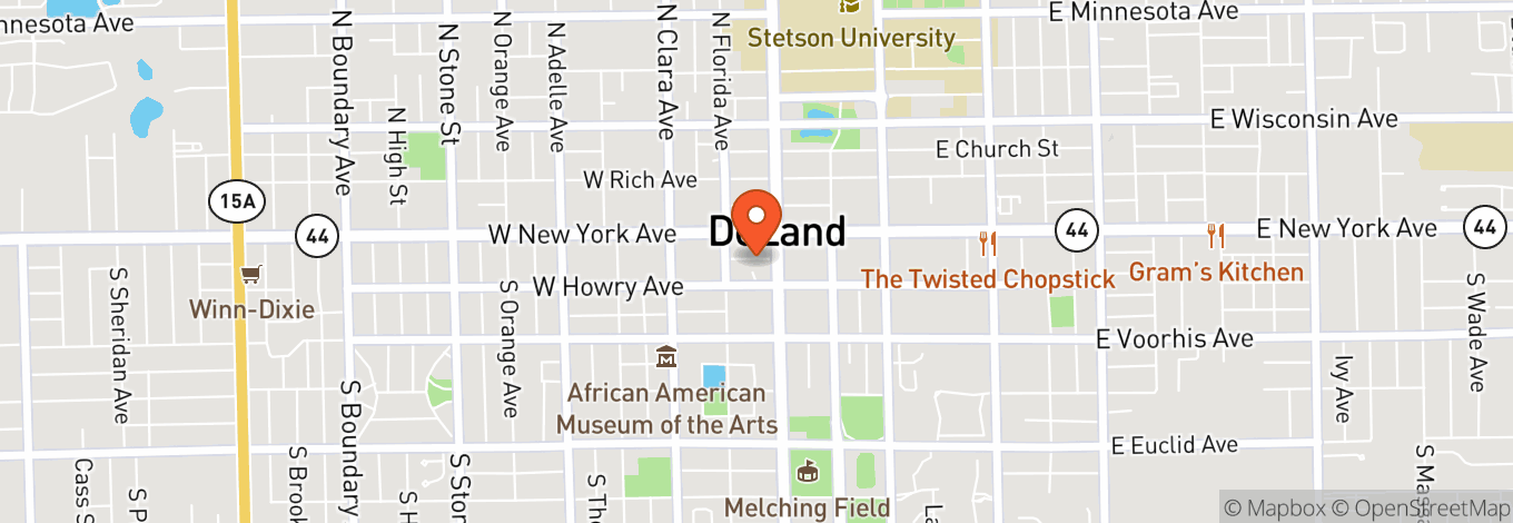 Map of Cafe DaVinci
