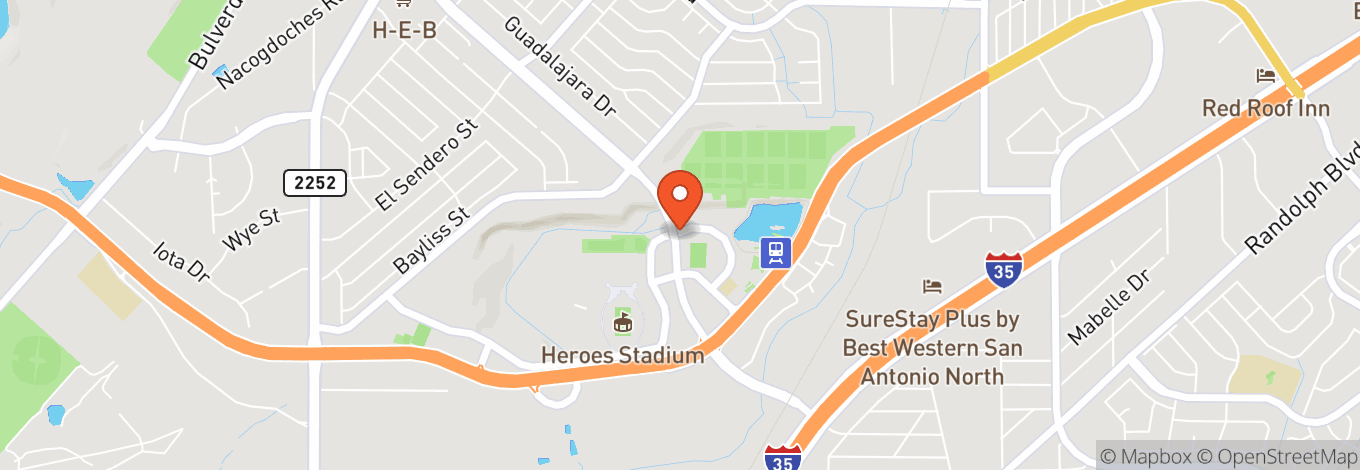 Map of Toyota Field