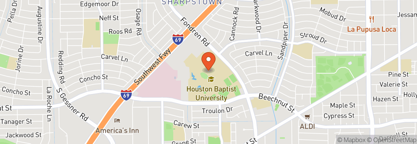 Map of Dunham Theater