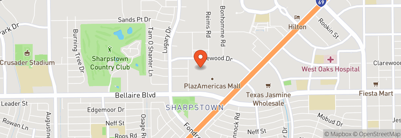 Map of Cowboys Red River Dance Hall & Saloon
