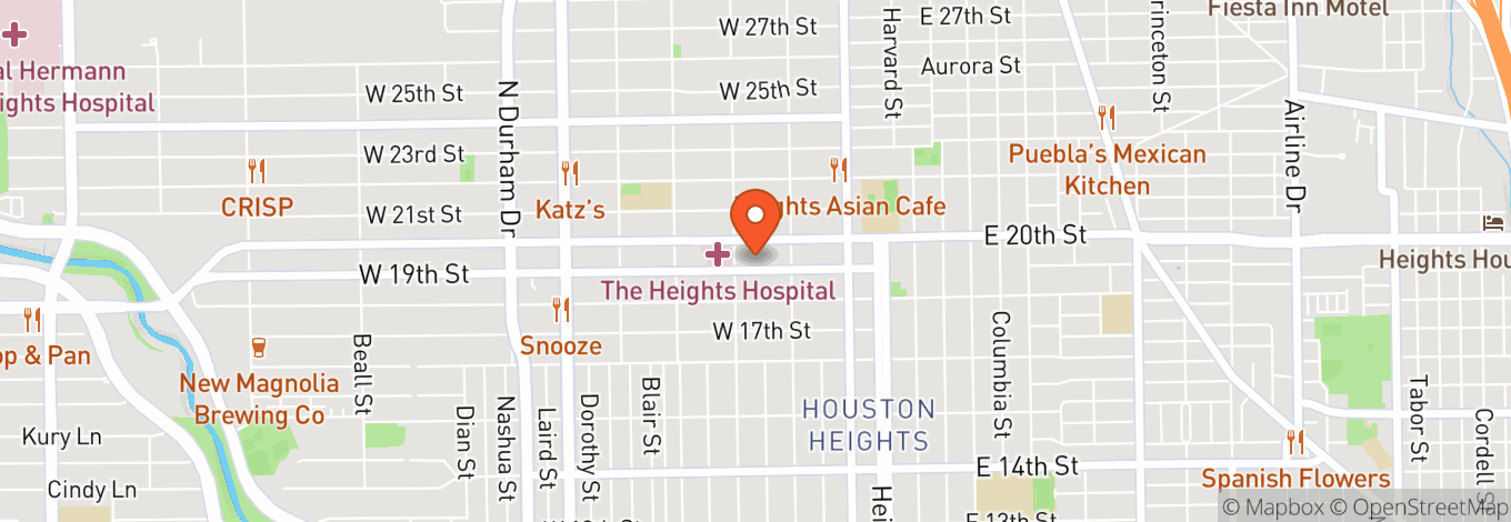 Map of The Heights Theater