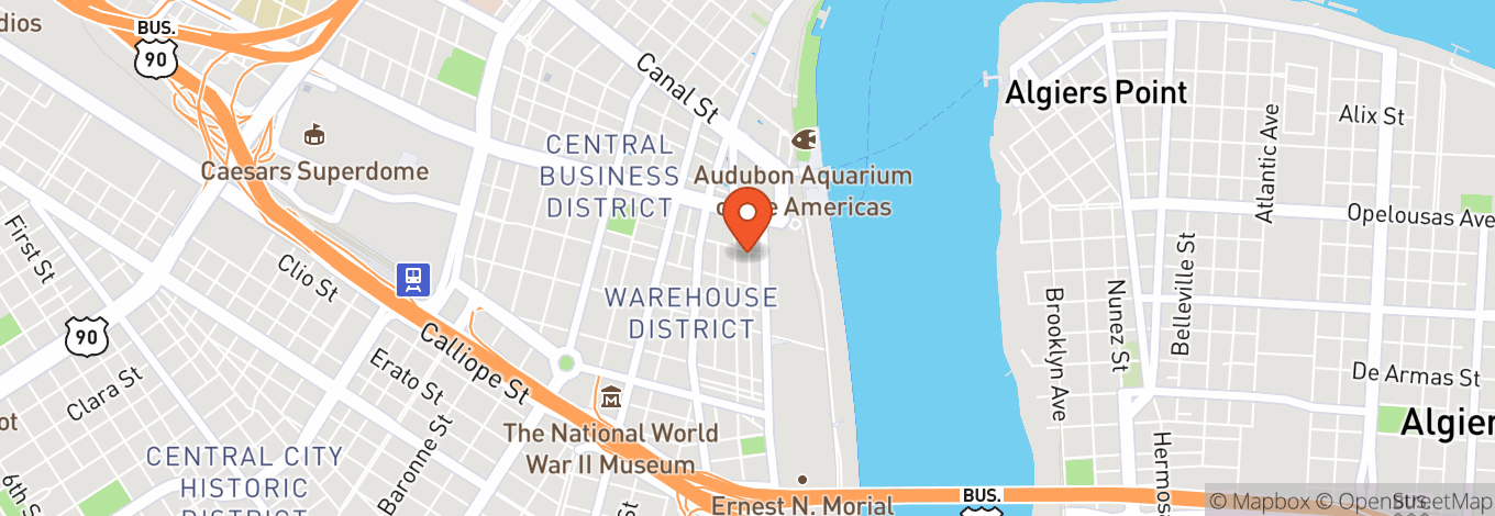 Map of Comedy House New Orleans