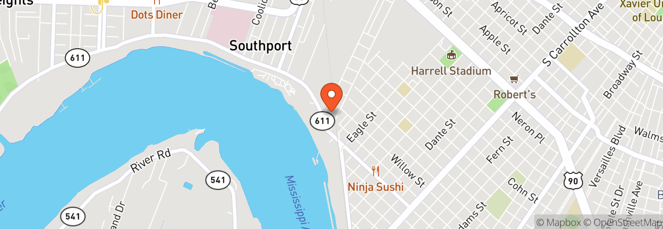 Map of Southport Hall