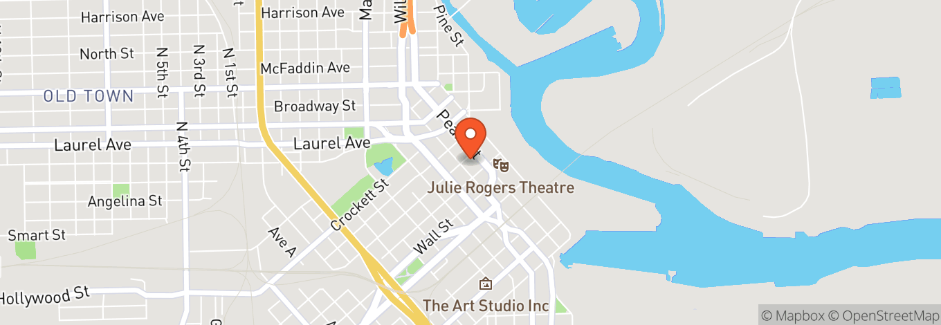 Map of Jefferson Theatre