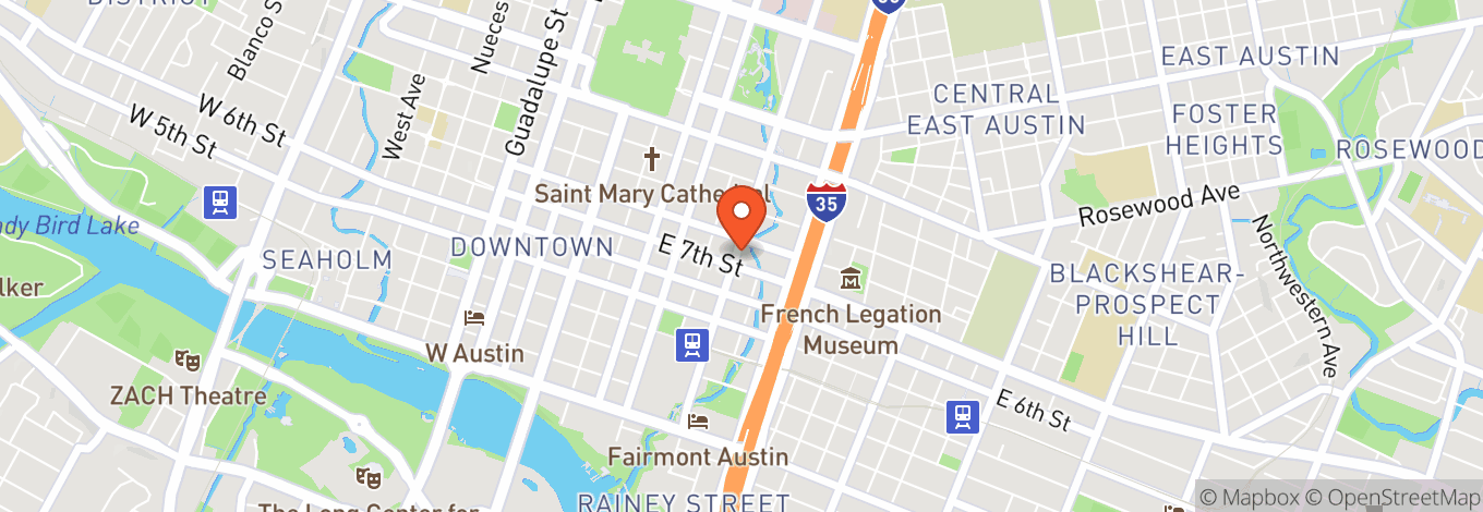 Map of Multiple Venues in Austin