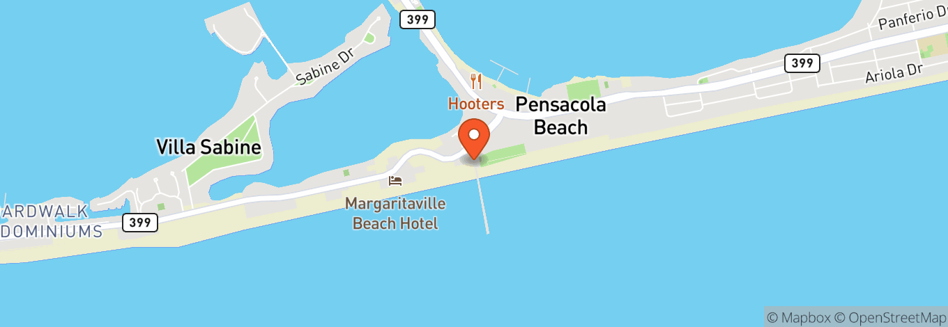 Map of 41 Fort Pickens Rd