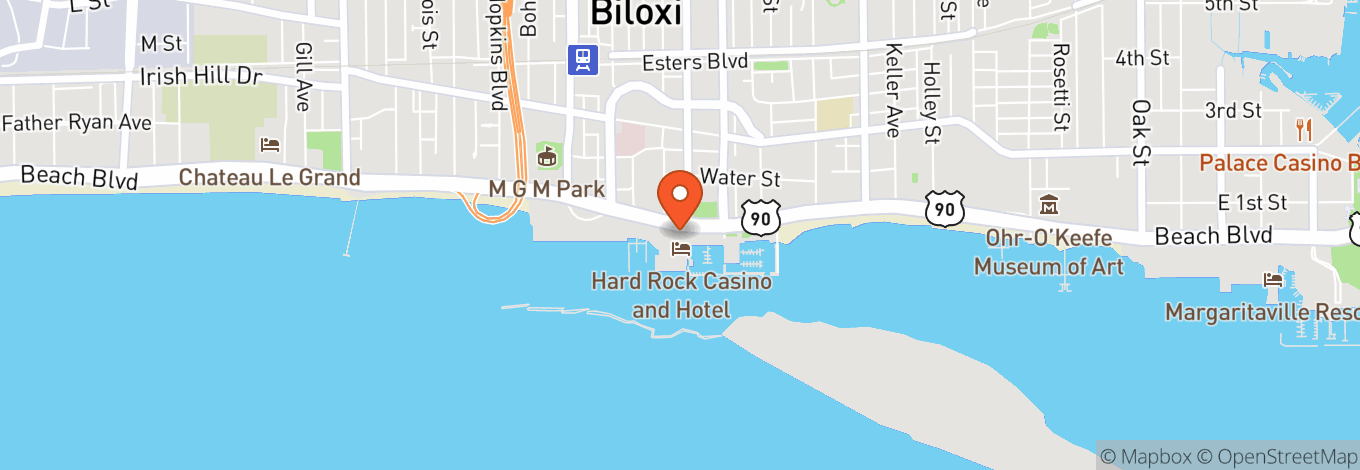 Map of Hard Rock Live