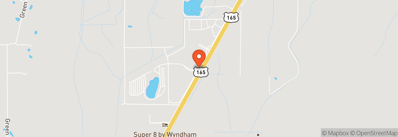 Map of Coushatta Casino Resort