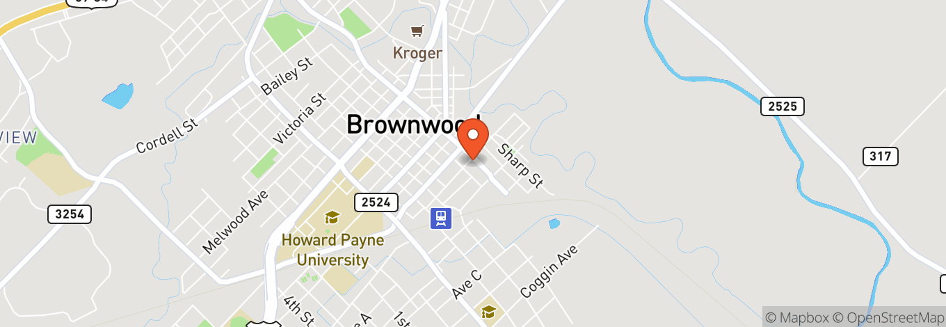 Map of Brownwood Event Center Complex
