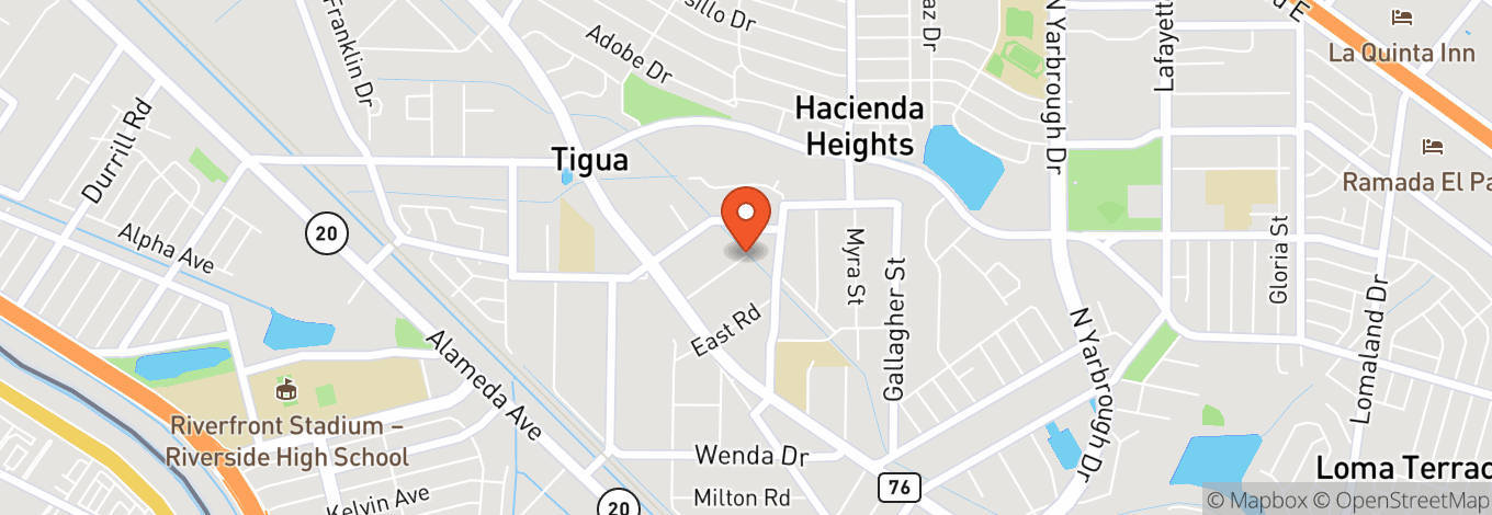 Map of El Paso Convention Center