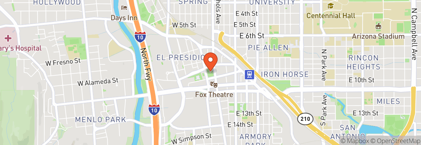 Map of Jacome Plaza