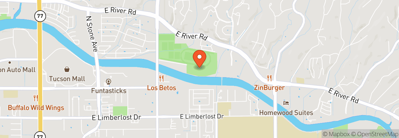 Map of Rillito Park Race Track