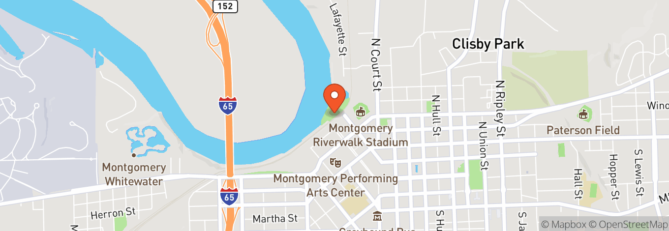 Map of Riverwalk Amphitheater