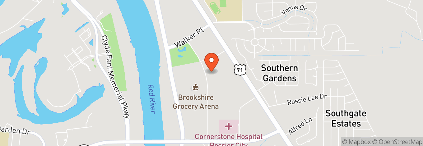 Map of Brookshire Grocery Arena