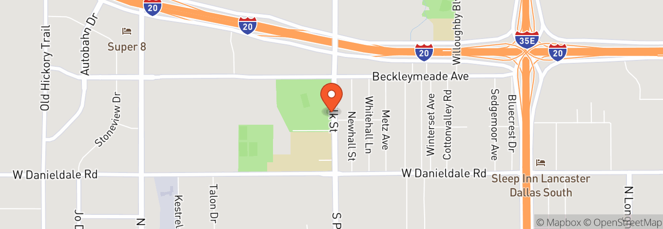 Map of McKelligon Canyon Theatre