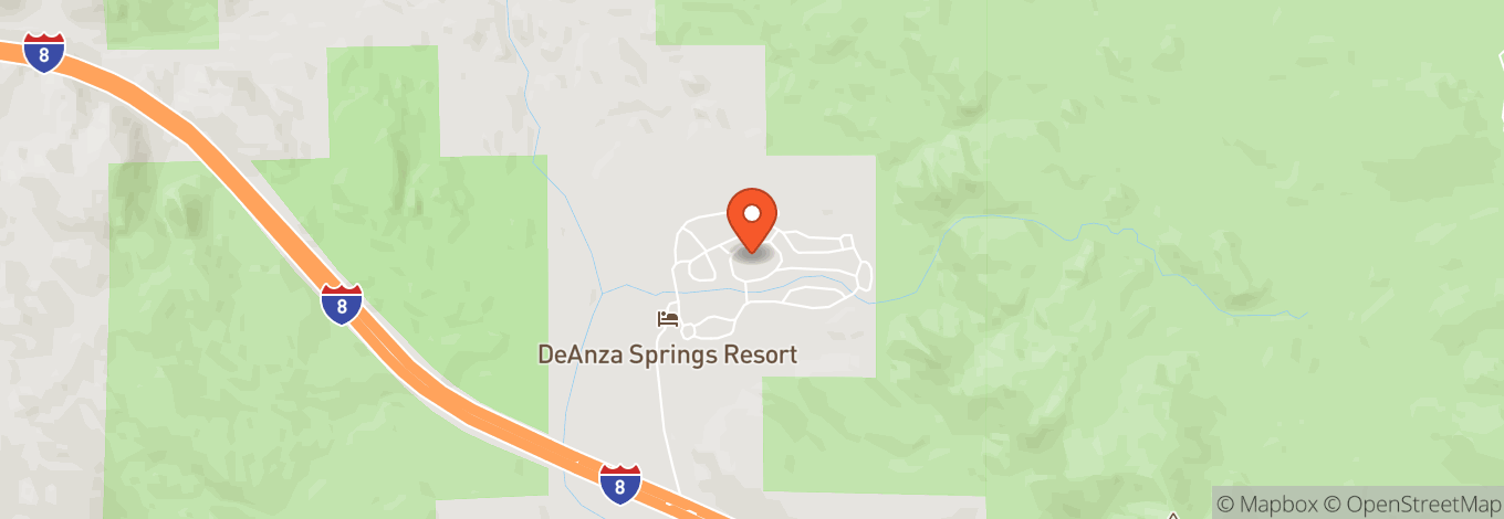Map of Deanza Springs Resort