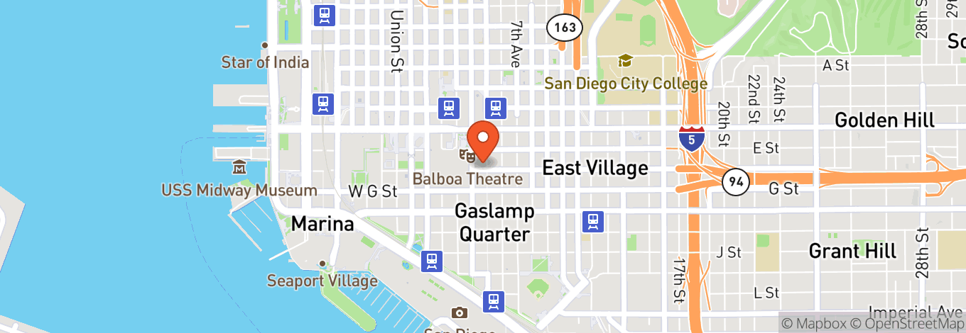 Map of The Laugh Factory