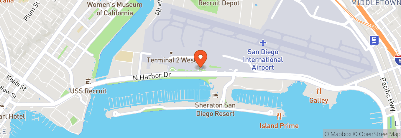 Map of Sheraton San Diego Resort