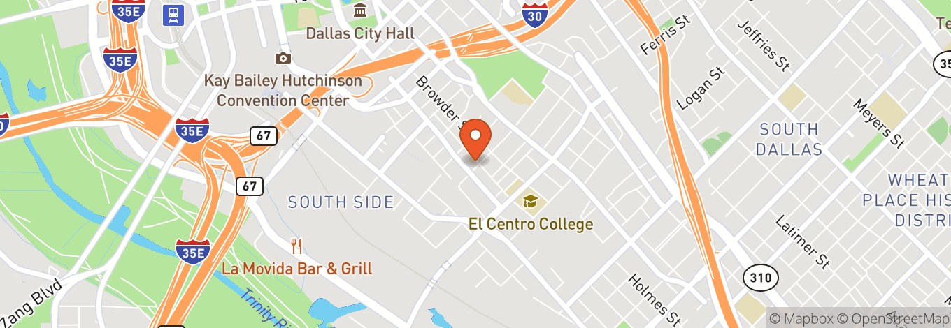 Map of Lee Harvey's Dive In