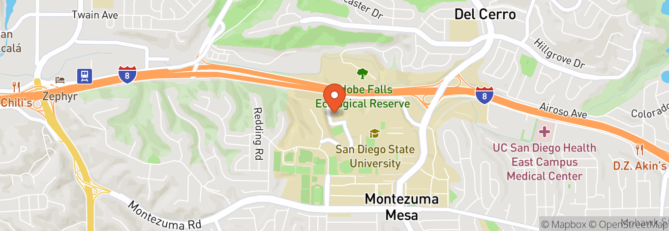 Map of Viejas Arena