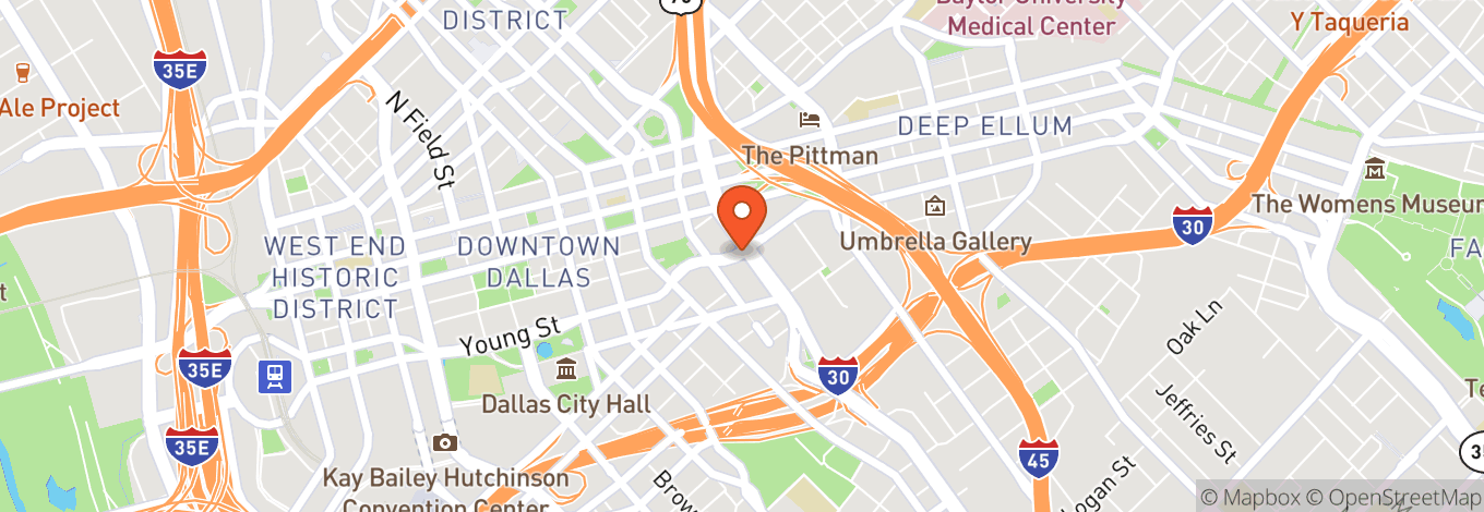 Map of Dallas Farmers Market