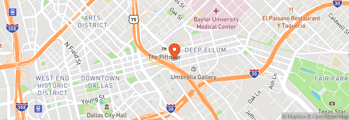 Map of Rbc Deep Ellum