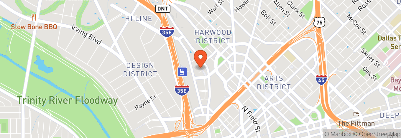 Map of Foundation Room Dallas