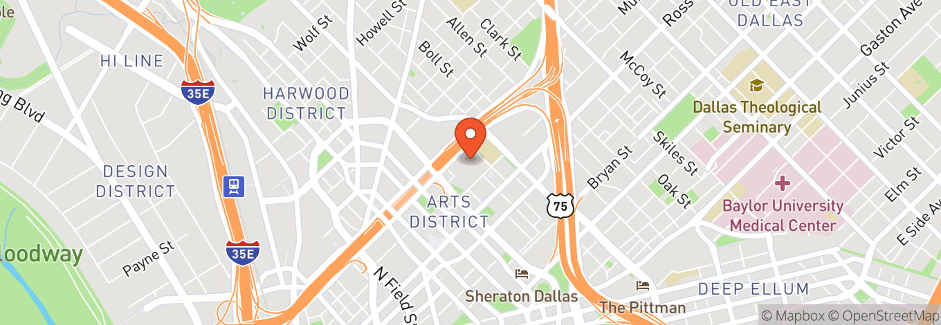 Map of Winspear Opera House