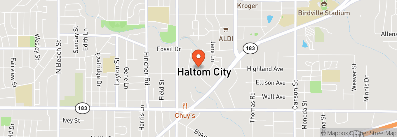 Map of Haltom Theater