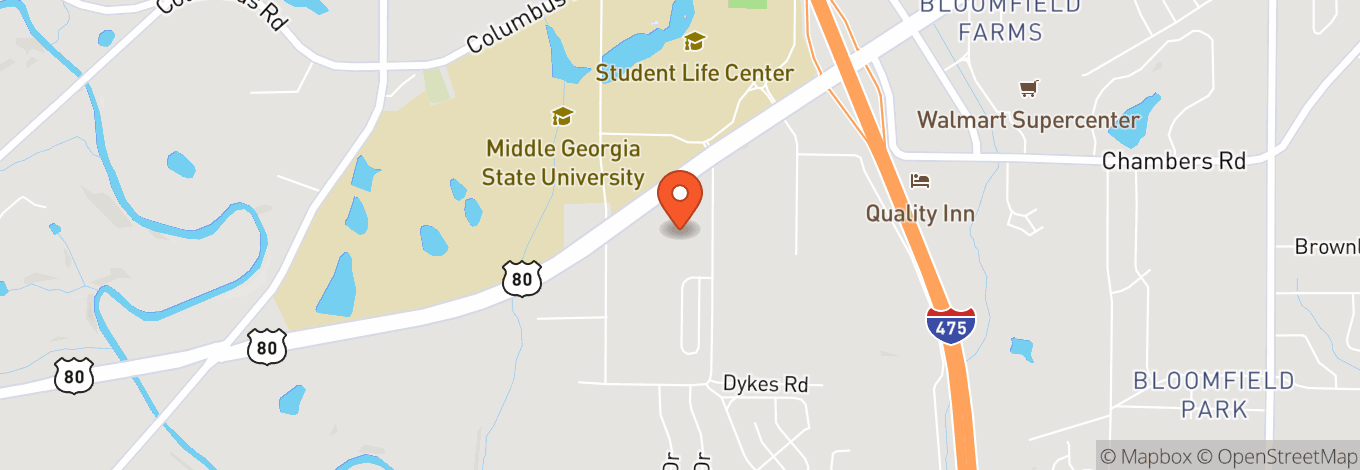 Map of Anderson Conference Center