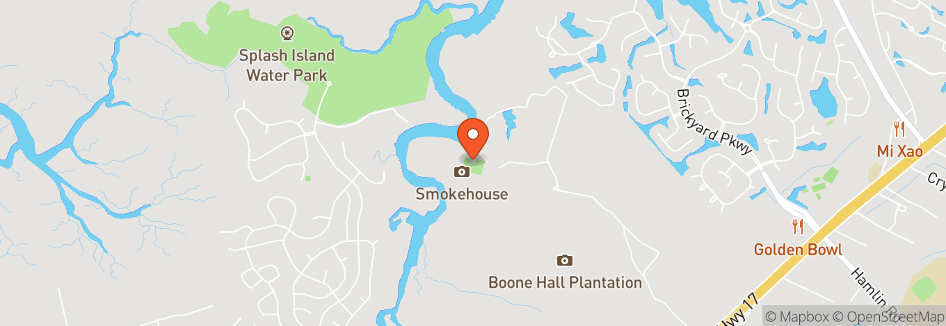 Map of Boone Hall Plantation & Gardens