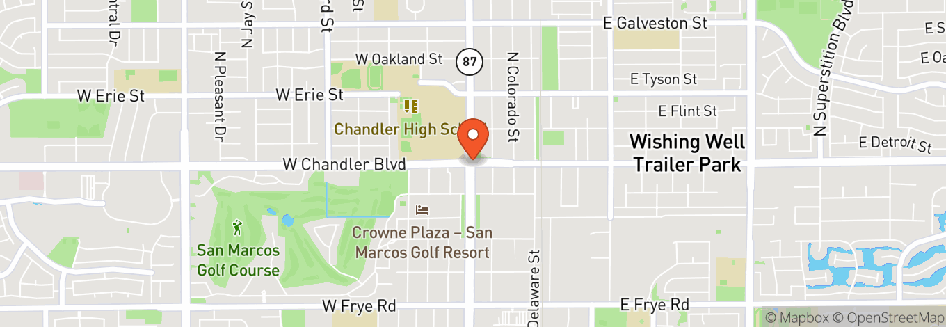 Map of Chandler Theatre - Loading Dock ( Sleeman Sports Complex )