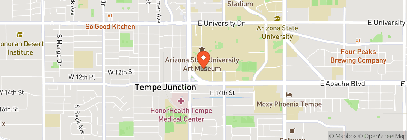 Map of Asu Gammage