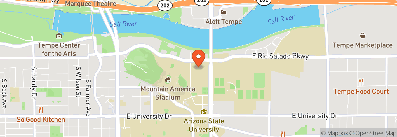 Map of Mullett Arena