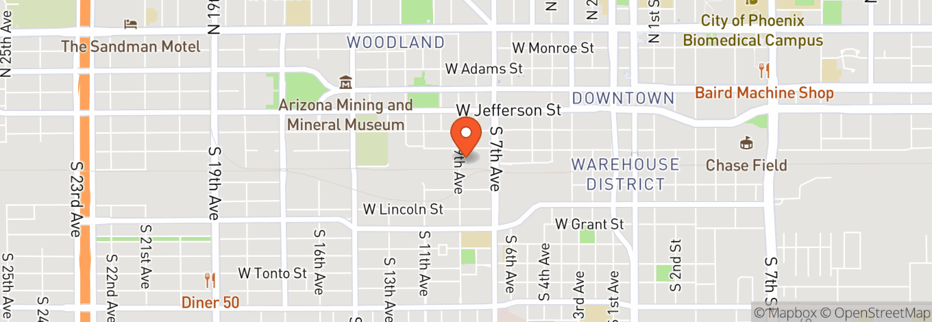 Map of 9th & Jackson