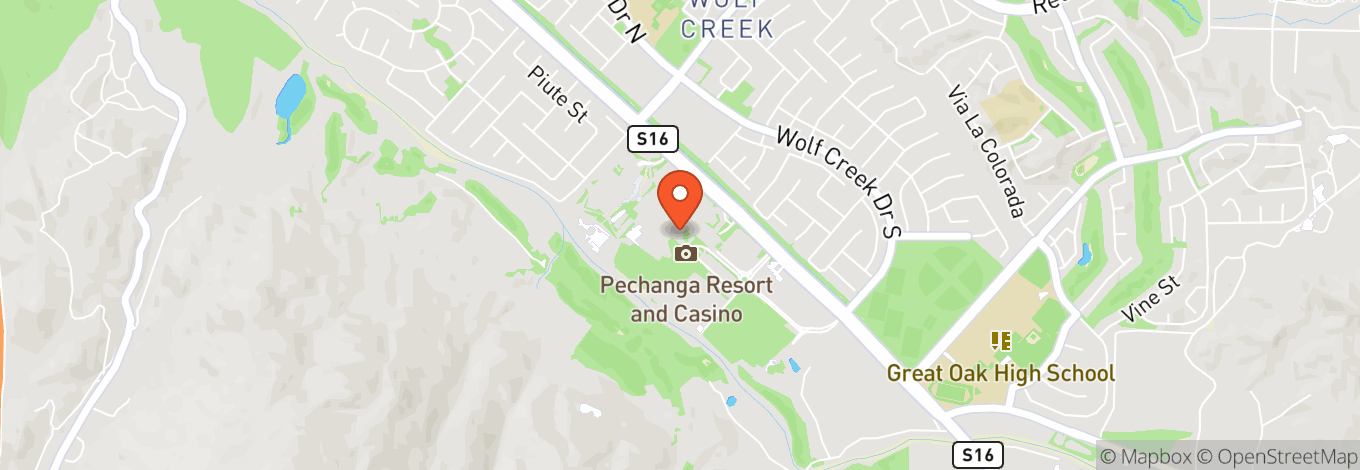 Map of Pechanga Resort Casino