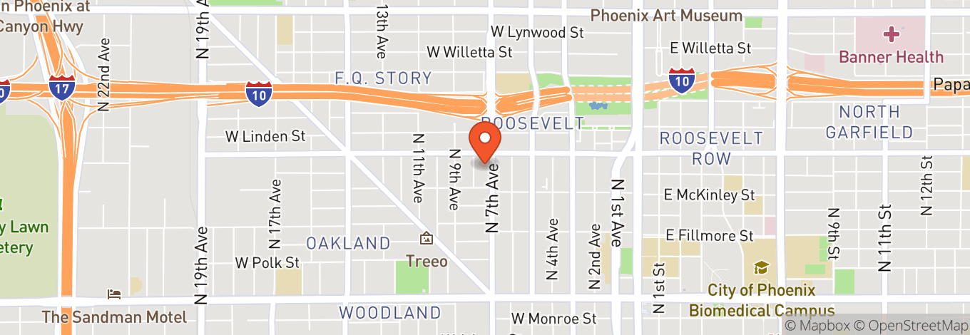 Map of Walter Studios