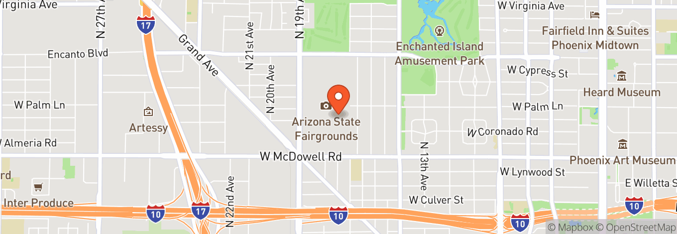 Map of Arizona State Fair