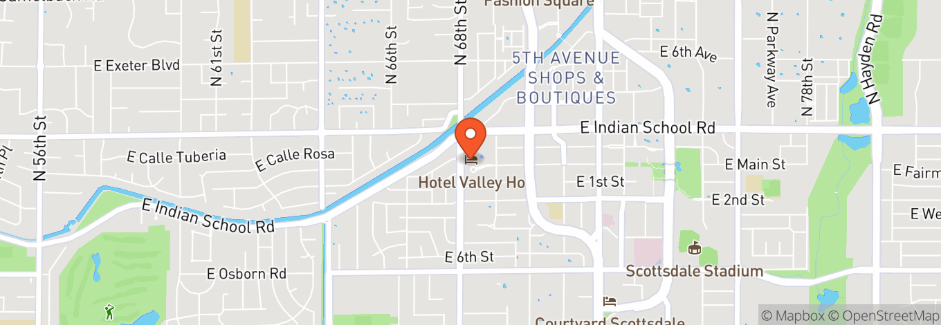Map of Hotel Valley Ho