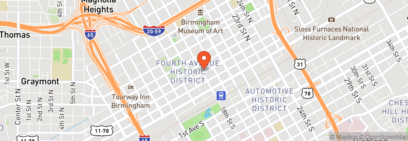 Map of The Lyric Theatre