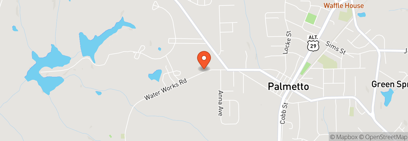 Map of Palmetto