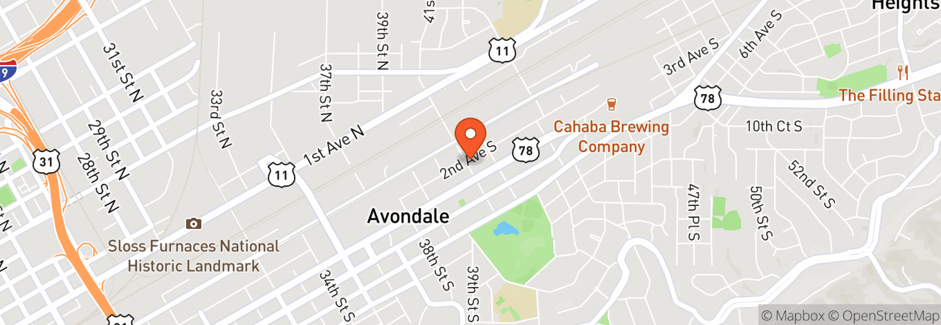 Map of Avondale Brewing Co.