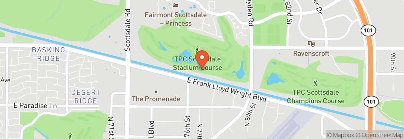 Map of Tpc Scottsdale