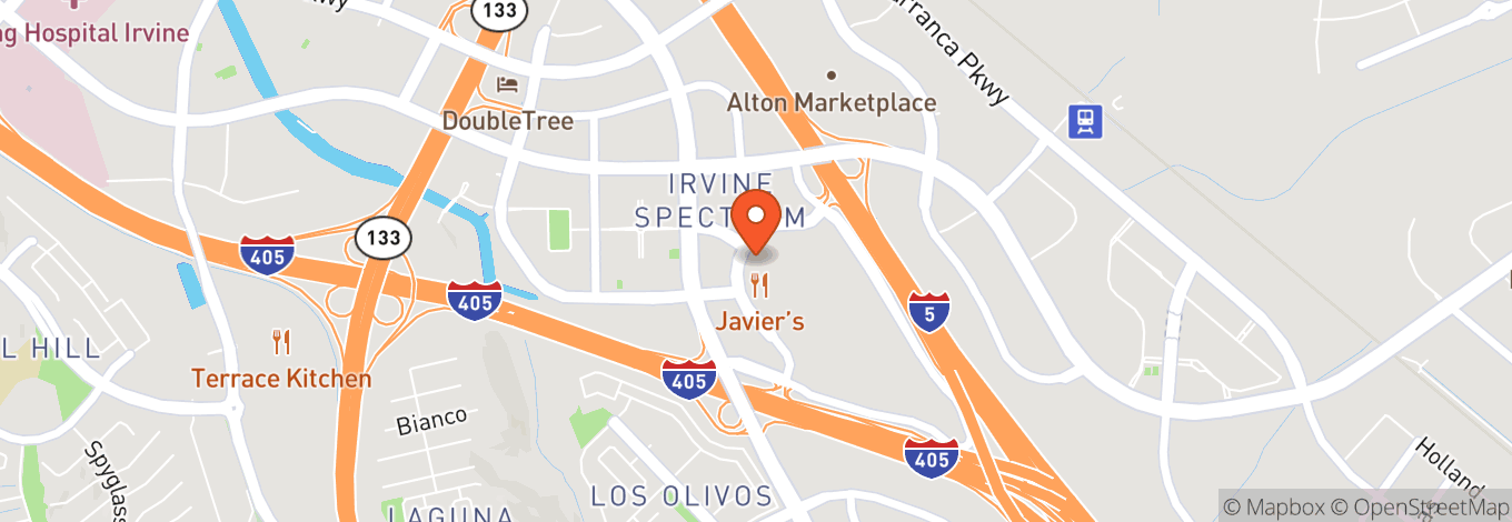Map of Irvine Improv