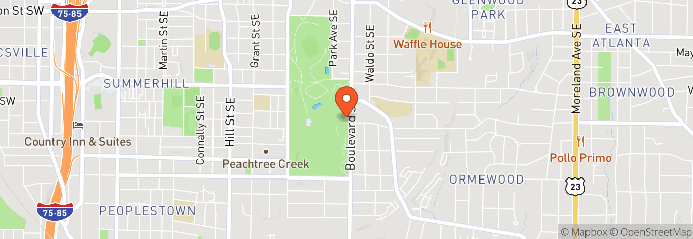 Map of Gateway Park at Grant Park